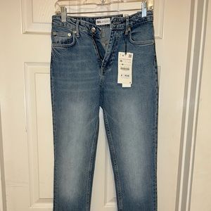 NWT Zara Split Slim Jeans